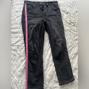 Gap cigarette straight leg black Jean